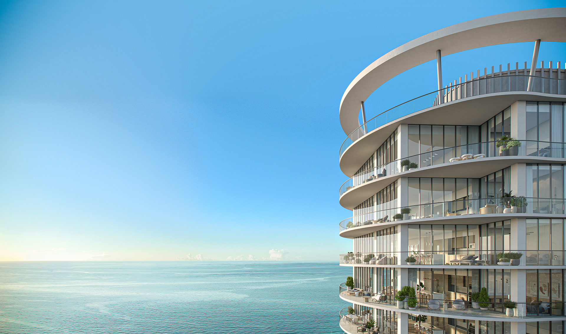 Exterior view of The St. Regis Bahia Mar Sales Gallery in Fort Lauderdale