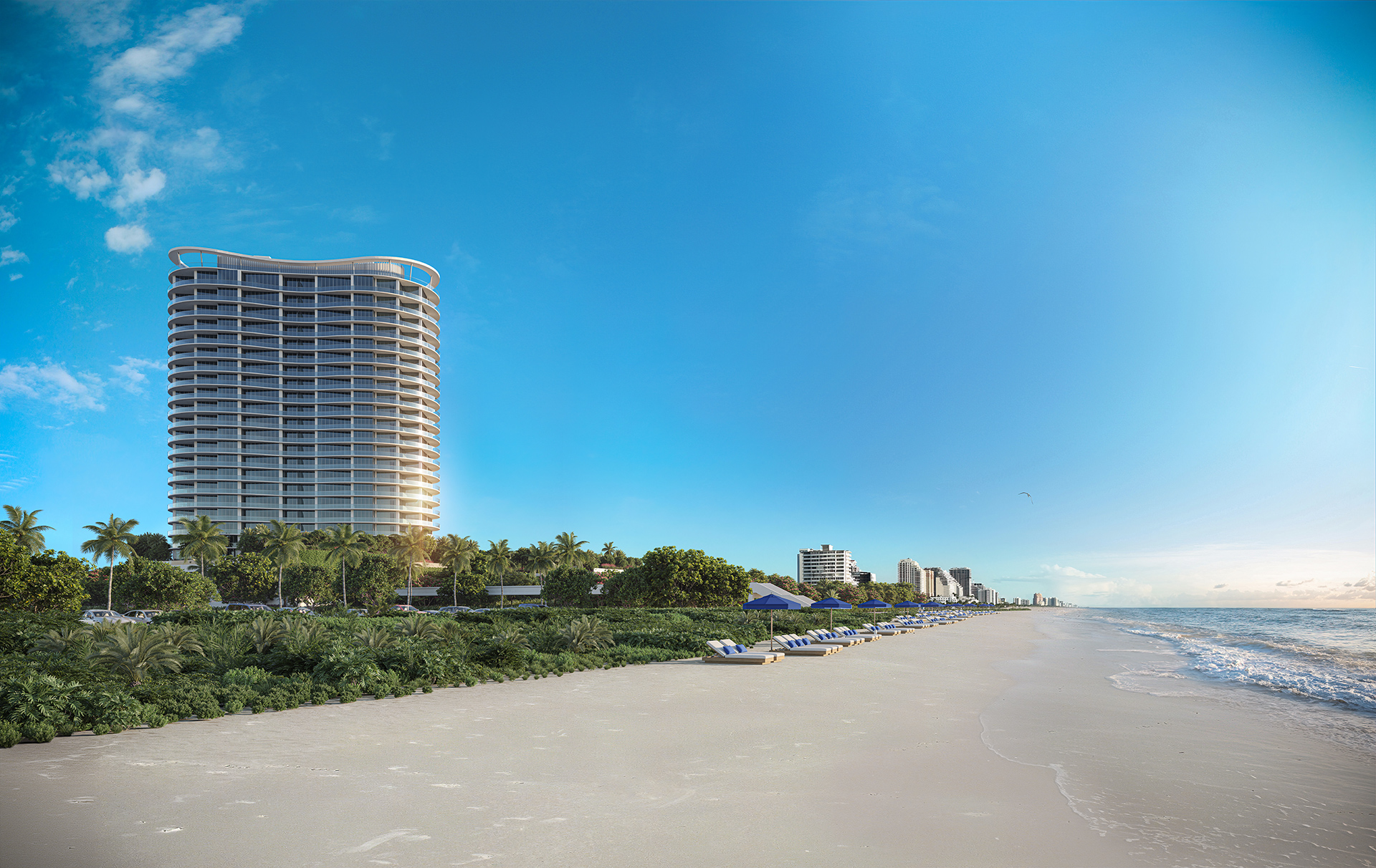 Oceanfront tower residences at St. Regis Bahia Mar in Fort Lauderdale