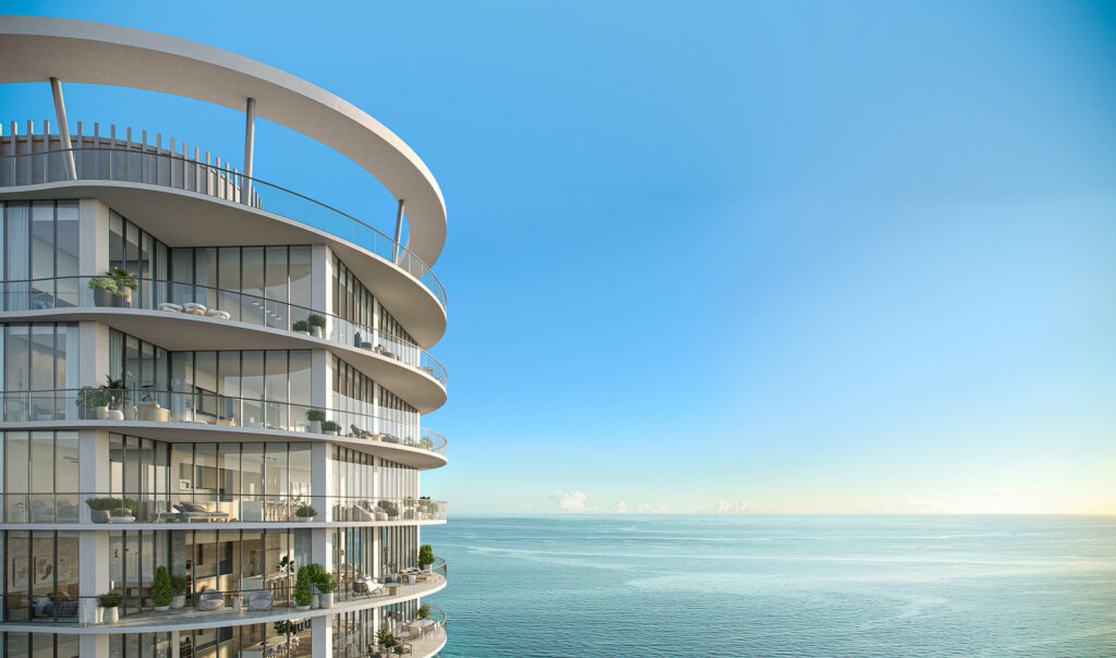 Exterior view of The St. Regis Bahia Mar Sales Gallery in Fort Lauderdale