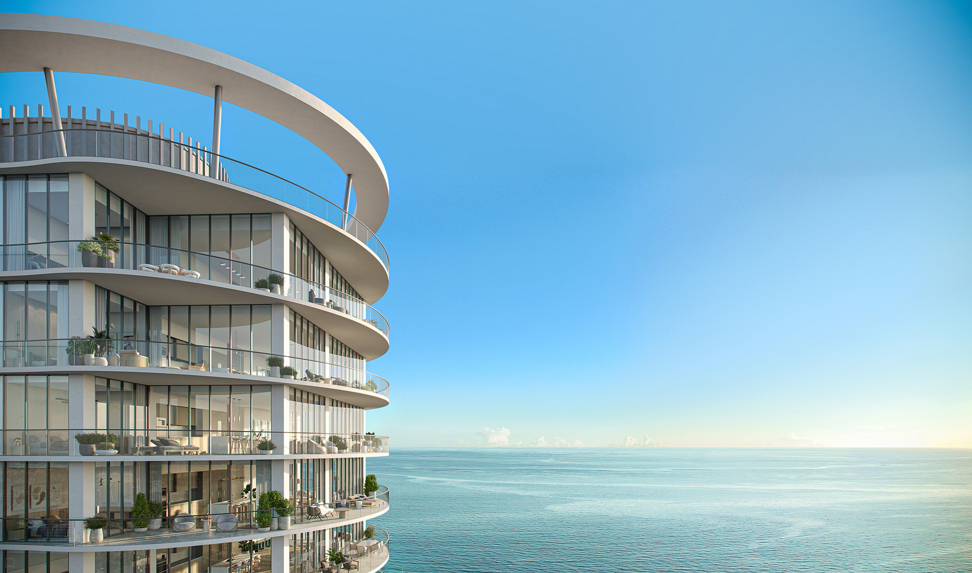 Exterior view of The St. Regis Bahia Mar Sales Gallery in Fort Lauderdale